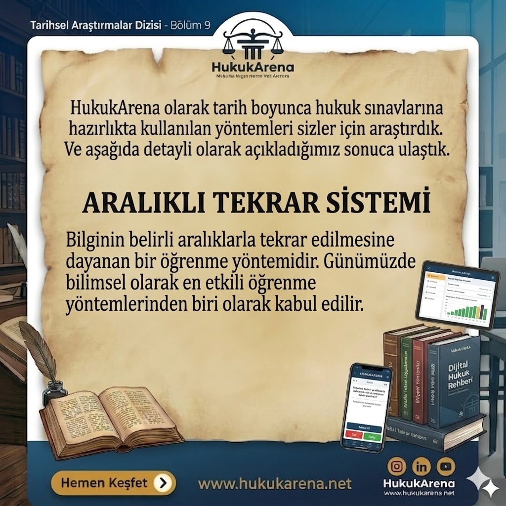 Hukuk Eğitiminde Aralıklı Tekrar Yöntemi 