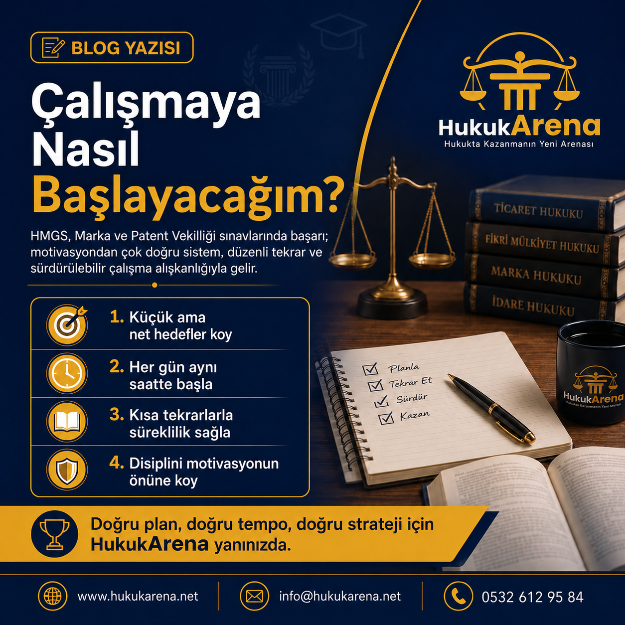 Sınav Hazırlığında Sürekliliği Kurmak ve Korumak : Çalışmaya Nasıl Başlayacağım?