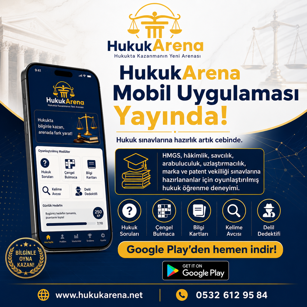 HukukArena Mobil Uygulaması Yayında 